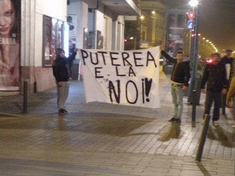 miting la cluj