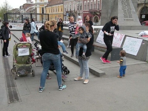 protest impotriva violentei cluj