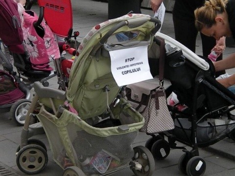 protest impotriva violentei cluj2