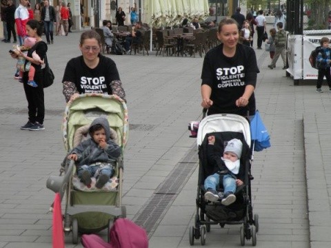 protest impotriva violentei cluj6