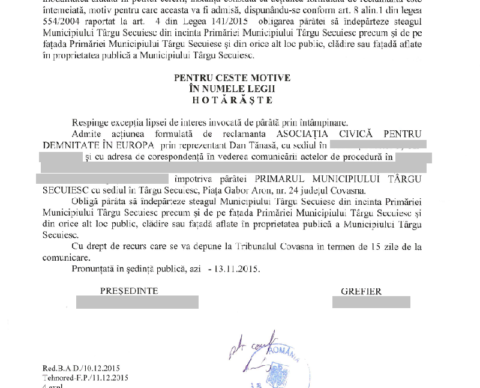 sentinta-steag-local-targu-secuiesc-Bokor-Tibor-UDMR-ADEC-Dan-Tanasa