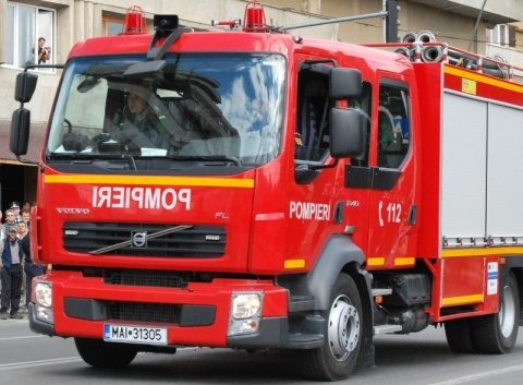 Incendiu într-un apartament dintr-un bloc din Cluj-Napoca
