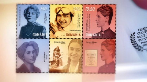 Emisiune de mărci poștale omagiază femei celebre din România