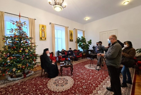 ÎPS Părinte Andrei s-a întâlnit cu presa clujeană și a prezentat mesajul pastoralei la Sărbătoarea Nașterii Domnului 2021