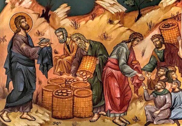 Evanghelia de Duminică: Hristos nu rezolvă problema hranei malthusian, ci dumnezeiește
