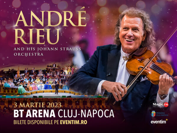 André Rieu, concert de proporții la BT Arena Cluj-Napoca în martie 2023