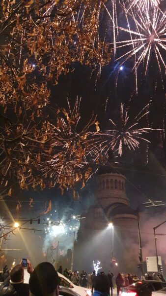 100000 de clujeni s-au bucurat de un spectacol de artificii și drone la Cluj-Napoca, de Ziua Națională (Video)