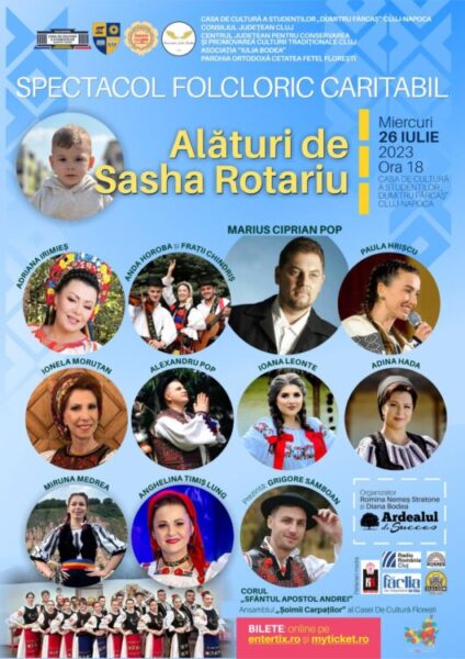 Spectacol folcloric caritabil „Alături de Sasha Rotariu”