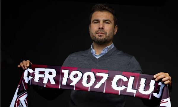 Adrian Mutu este noul antrenor al formației CFR Cluj. Renaște formația feroviară din încremenire
