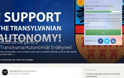 Mai mulţi bani la Budapesta!!!Un student maghiar clujean şi frustrat cere autonomia Ardealului, printr-o petiţie la preşedintele Iohannis