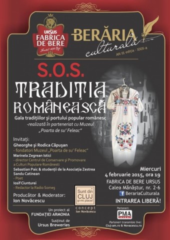 Gala tradiţiei şi portului românesc la Berăria Culturală