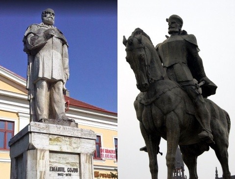Sfârşitul românismului la Oradea! Protestul militarilor faţă de demolarea statuilor lui Mihai Viteazul şi Emanuel Gojdu la instigarea UDMR şi cu acceptul lui Klaus Iohannis