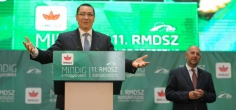 Ponta, la Congresul UDMR de la Cluj-Napoca: UDMR este „singurul reprezentant legitim al comunității maghiare din România”