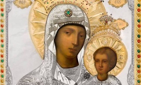 Copie a Icoanei Prodromița, dăruită Mănăstirii „Sfânta Elisabeta” din Cluj-Napoca