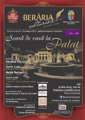 Berăria Culturală Cluj: Seară de vară la Palat