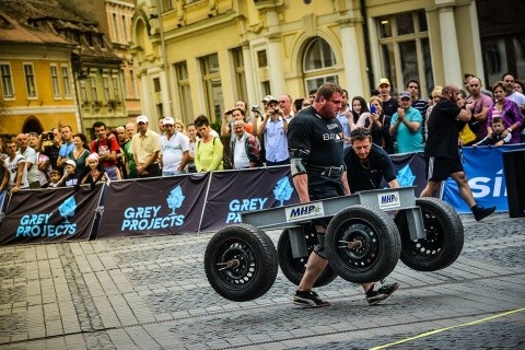 Cel mai tare din lume. Letonianul Dainis Zageris a câştigat Strongman Champions League de la Sibiu