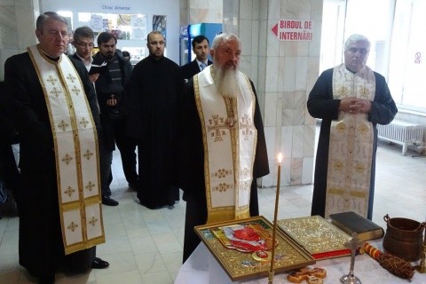 Turdenii s-au bucurat de vizita Mitropolitului Andrei, la binecuvântarea lucrărilor Spitalului Municipal