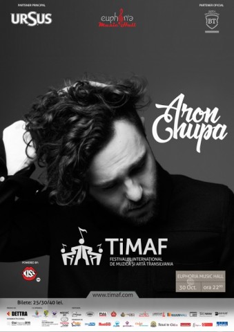 Aron Chupa încheie seria evenimentelor din cadrul TiMAF