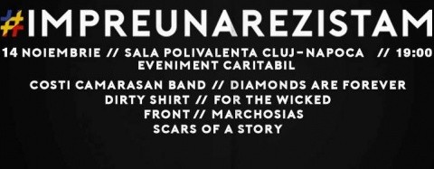 Împreună rezistăm la Cluj: Concert caritabil pentru victimele de la #Colectiv