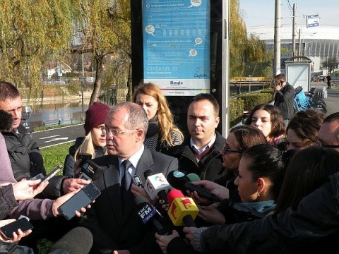Emil Boc a inaugurat rețeaua publică de biciclete din Cluj-Napoca