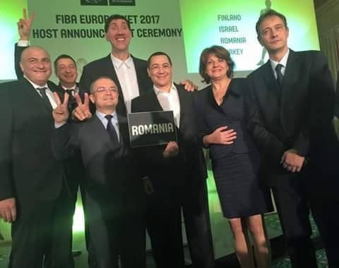 Boc și Ponta felicită românii că Eurobasket 2017 se va desfășura la Sala Polivalentă din Cluj-Napoca