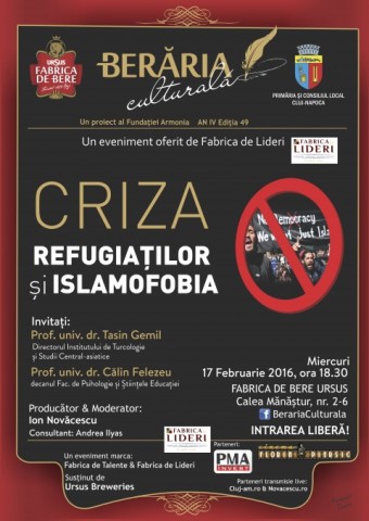 Criza refugiaților și islamofobia dezbătute la Berăria Culturală
