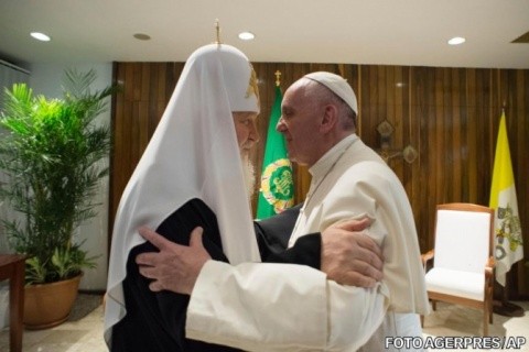 Vezi ce spune un preot român despre întâlnirea dintre Papa și Patriarhul rus: „exprimă mult despre modul în care Dumnezeu lucrează în istorie”