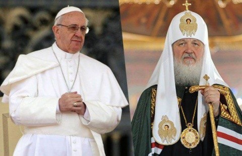 Întâlnire istorică Patriarhul rus Kiril cu Papa Francisc în Cuba. Prima întâlnire de la schisma din 1054