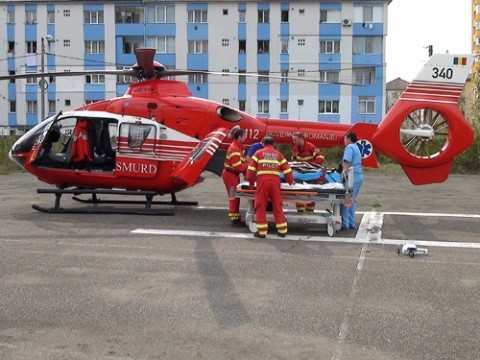 Organe transportate cu elicopterul Unităţii Speciale de Aviaţie Cluj–Napoca