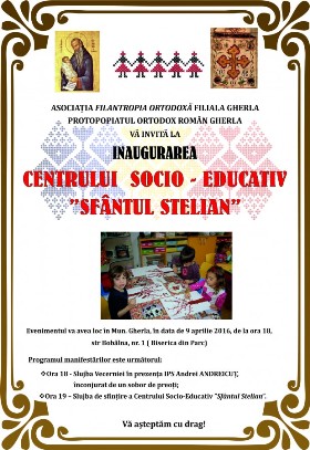 Inaugurarea Centrului socio-educativ „Sfântul Stelian” de la Gherla