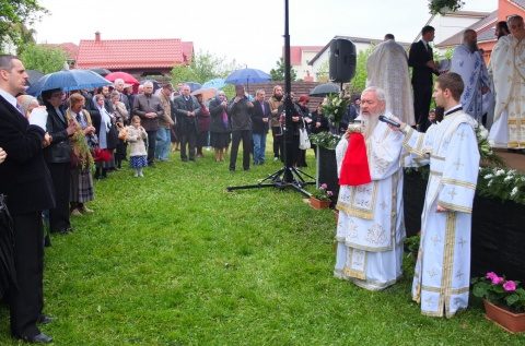 Hram la Mănăstirea Sfânta Elisabeta din Cluj-Napoca, în Duminica Floriilor