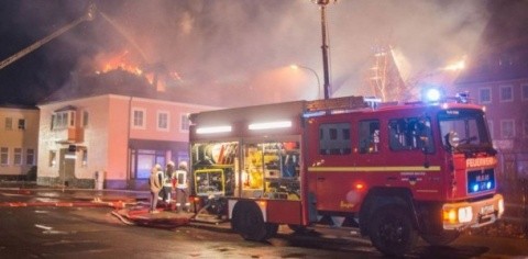 Un refugiat sirian a dat foc hotelului german în care era cazat. Era nemulțumit de condiții