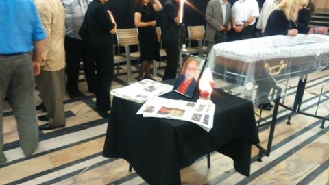 Elita Clujului la înmormântarea jurnalistului Ilie Călian. ”A fost un jurnalist care nu a alergat după breaking news” (Video)