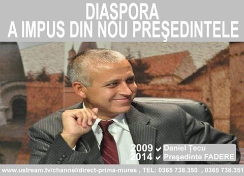 Daniel Țecu, ”una semnează alta vorbește” despre Congresul Românilor de pretutindeni. La vremuri noi fără ”relicve” în Diaspora