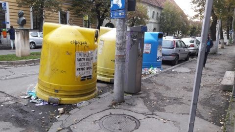 Salubritatea stradală lasă de dorit în centrul Clujului