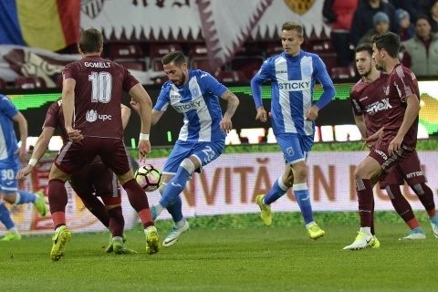 Oltenii au zdrobit șansele CFR Cluj la titlu