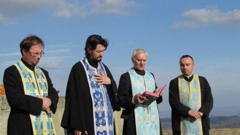 Rugăciuni pentru eroii români jertfiți în timpul răscoalei de la Bobâlna din jud. Cluj