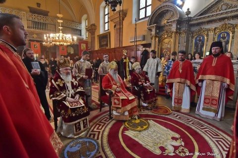 Mitropolitul Clujului, în mijlocul comunității ortodoxe sârbe din Budapesta
