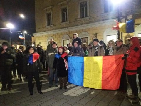 Protest la Cluj-Napoca faţă de OUG privind repunerea în termen