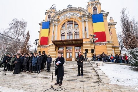 Ziua Culturii Naționale, marcată la Cluj-Napoca printr-un omagiu adus poetului național Mihai Eminescu