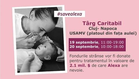 Târg caritabil la Universitatea de Științe Agricole și Medicină Veterinară din Cluj-Napoca