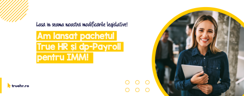 Soluțiile dp-Payroll și True HR sunt acum disponibile și pentru IMM-uri