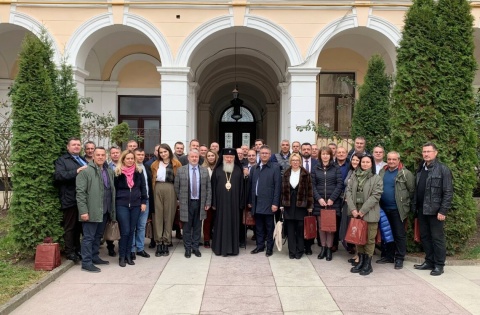 IPS Andrei a primit vizita unei delegații de la Colegiul Național de Apărare din București