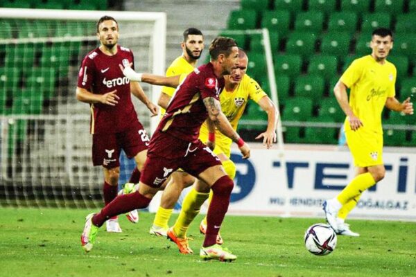 Formaţia CFR Cluj s-a calificat în play-off-ul Conference League. A trecut abia cu 1-0 de echipa belarusă Şahtior Soligorsk preferată de Lukașenko