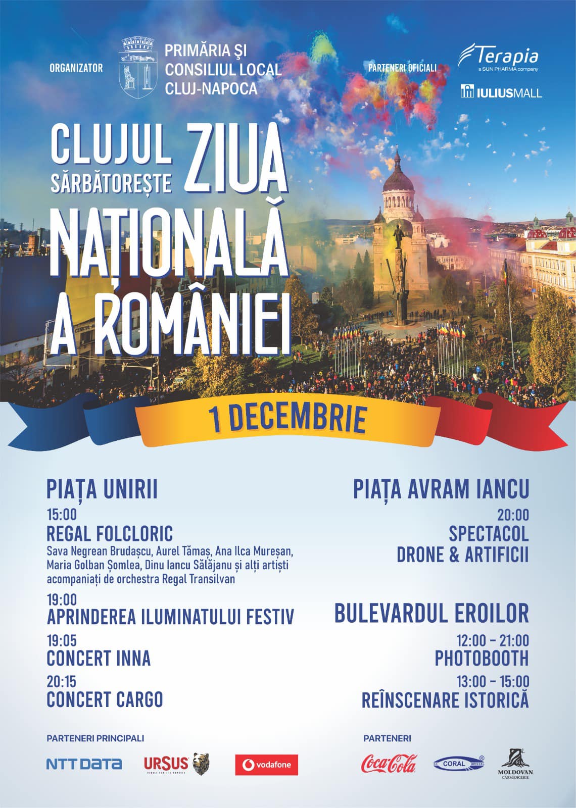 Programul Zilei Naționale a României la ClujNapoca NapocaNews