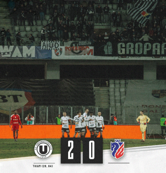 Universitatea Cluj a învins-o pe FC Botoşani cu scorul de 2-0. Suntem buni