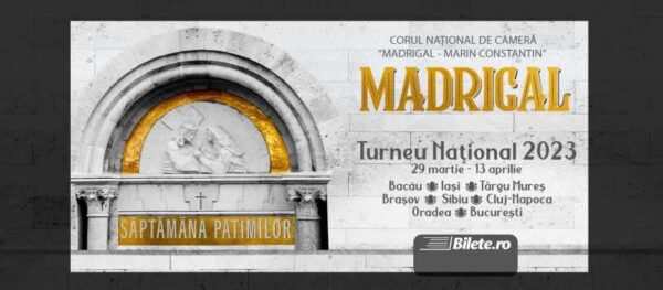 Corul Naţional de Cameră „Madrigal – Marin Constantin” vine la Cluj-Napoca