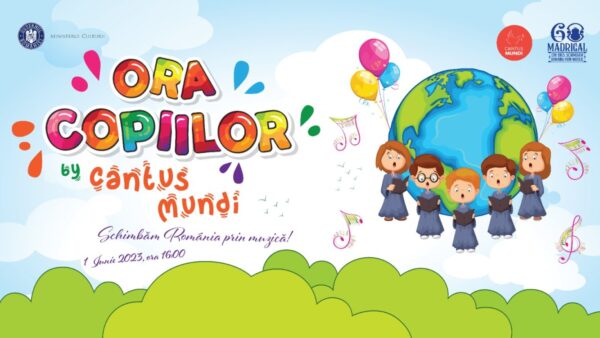 De 1 Iunie, copii clujeni cântă la Ora Copiilor by Cantus Mundi