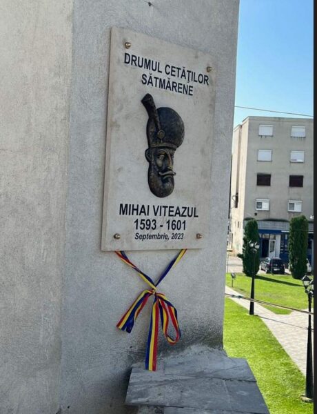 Efigia voievodului unirii românilor a fost montată la Carei pe calea Mihai Viteazul