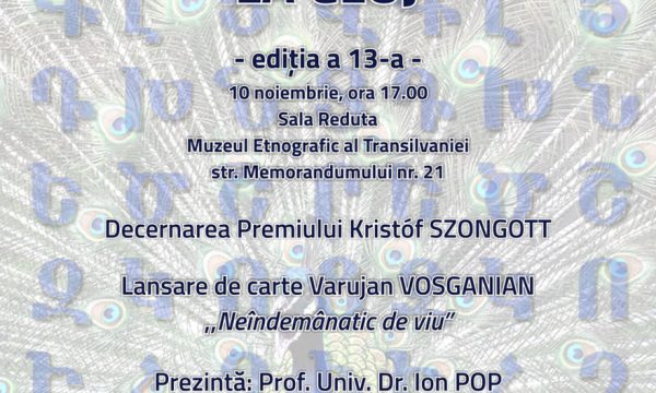 Ziua Culturii Armene la Cluj-Napoca